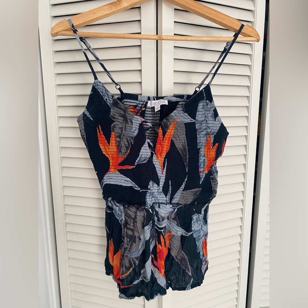Floral Print Women's Top
